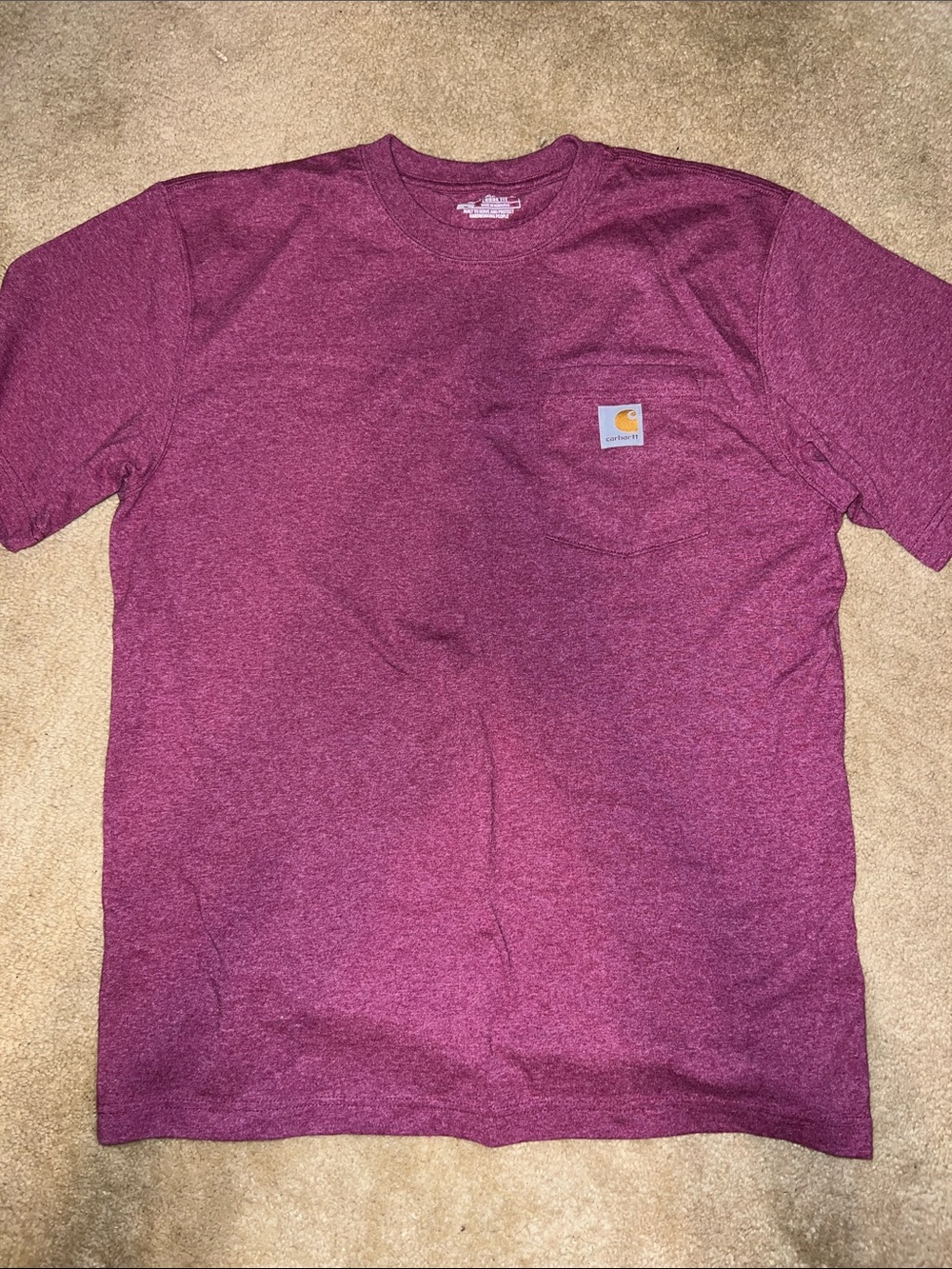 NWOT! MAROON-ISH CARHARTT TEE